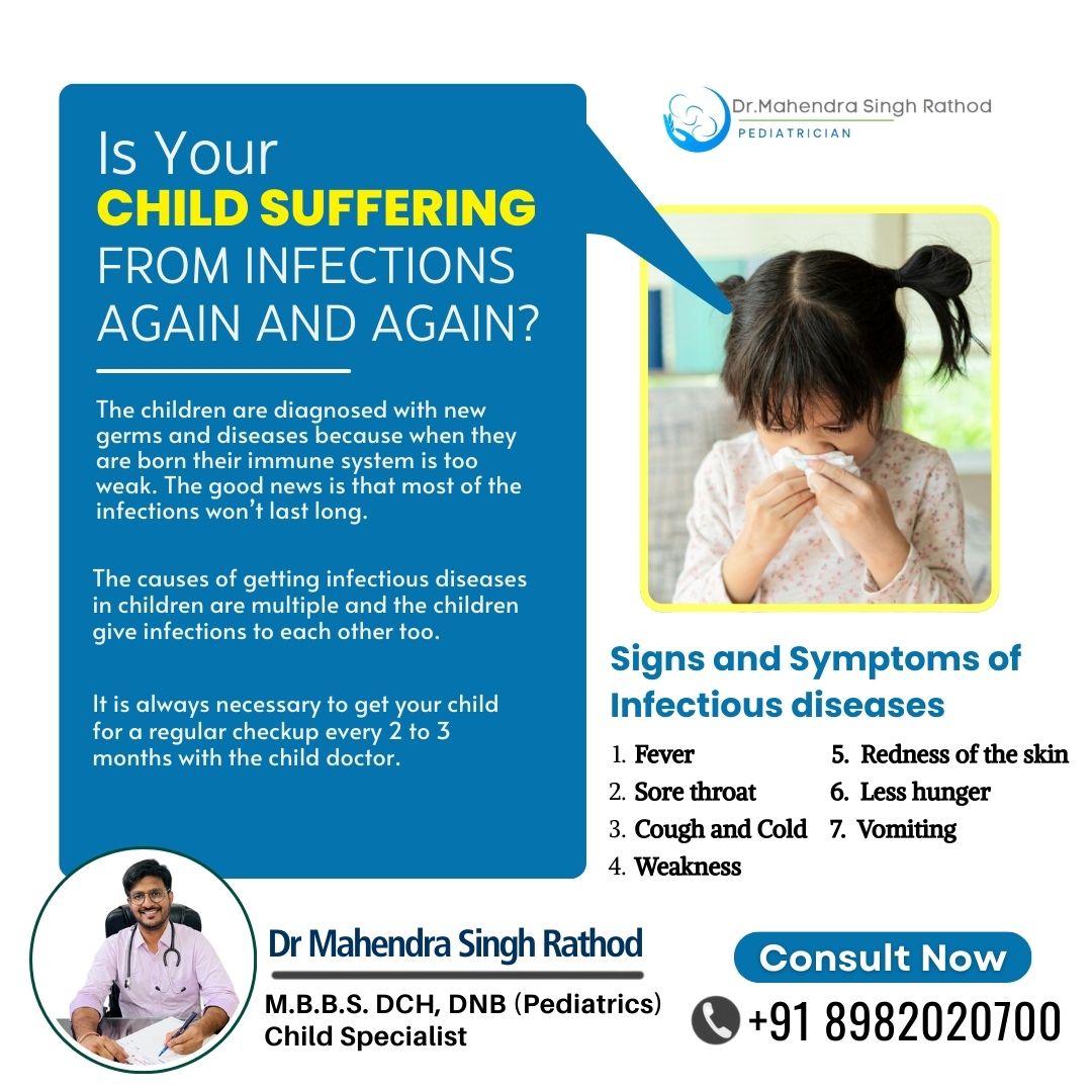Best Pediatrician For Child Infections Treatment in Indore